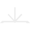 Ekena Millwork Vanguard Architectural Grade PVC Gable Bracket, 96"W x 52"H x 2"D x 4"F, 13/12 Pitch GBP096X52X0204VAN00 - alternate 2